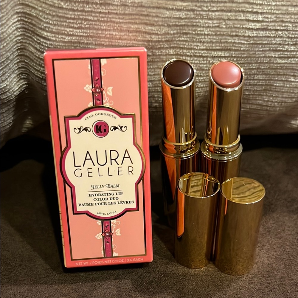 Laura Geller Pink Lip Balm & Gloss - Picture 2 of 5